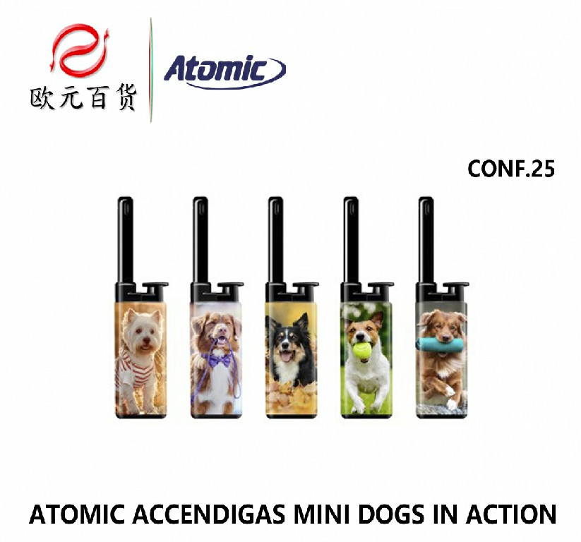[4014663749981] ATOMIC ACCENDIGAS MINI DOGS IN ACTION