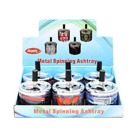 [4014663750222] ATOMIC SPINNING ASHTRAY