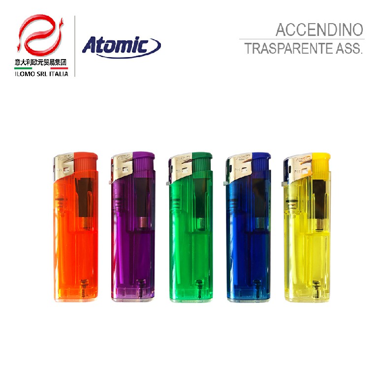 [4014663764328] ATOMIC ELECTRONIC LIGHTER F11 TRASPARENT