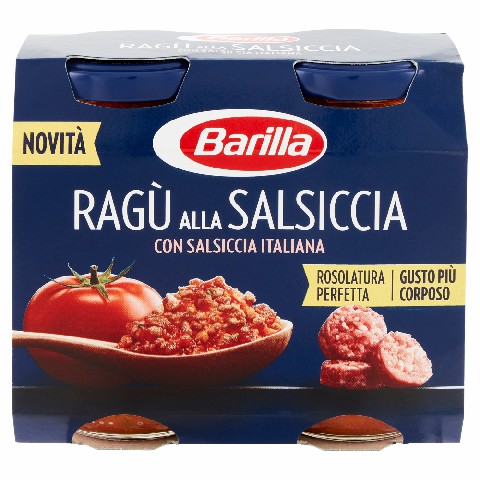 [8076809546119] BARILLA RAGÙ 180GRX2 ALLA SALSICCIA