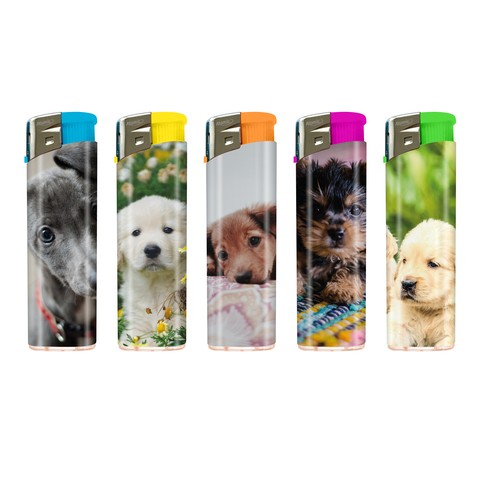 [4014663813743] ATOMIC ELECTRONIC LIGHTER F11 PUPPIES