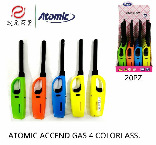 [4014663818595] ATOMIC ACCENDIGAS 4 COLORI ASS.