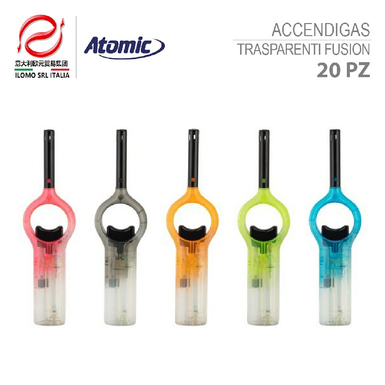 [4014663831310] ATOMIC ACCENDIGAS TRASPARENTE