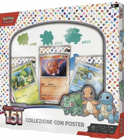 [820650603181] POKEMON SCARLATTO E VIOLETTO 151 COLLEZIONE CON PO