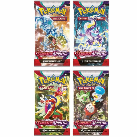 [820650603228] POKEMON SCARLATTO E VIOLETTO BUSTA 10 CARTE