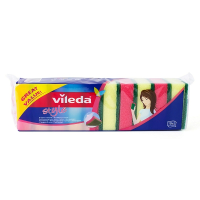 [4023103096264] VILEDA SPUGNA ABRASIVA STYLE 10PZ