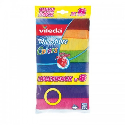 [4023103185975] VILEDA MICROFIBRA COLORS X 8