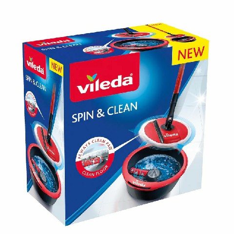 [4023103214293] VILEDA SPIN&CLEAN SISTEMA LAVAPAV. SET COMPLETO