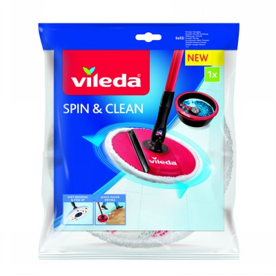 [4023103214316] VILEDA RICAMBIO MOP LAVAPAVIMENTI SPIN&CLEAN