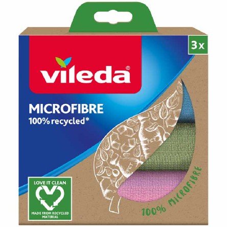 [4023103228634] VILEDA MICROFIBRA RICICLATO 3PZ