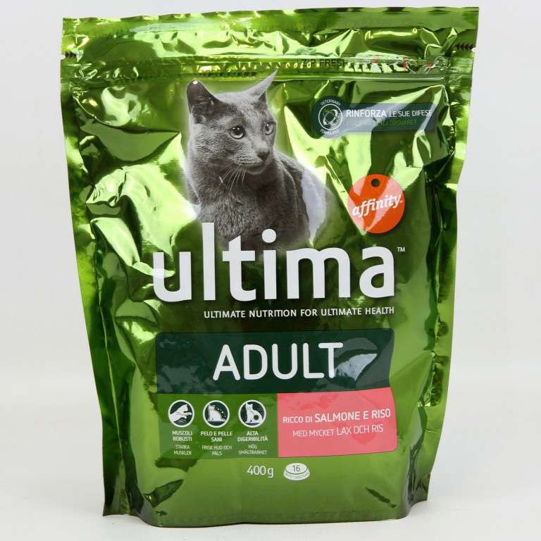 [8410650153247] ULTIMA CAT SALMONE/RISO GR.400