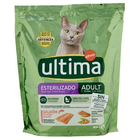[8410650217413] ULTIMA CAT 800GR STERILIZZATO SALMONE
