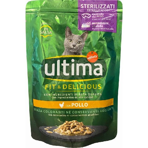[8410650270999] ULTIMA CAT 85GR STERILIZZATO POLLO