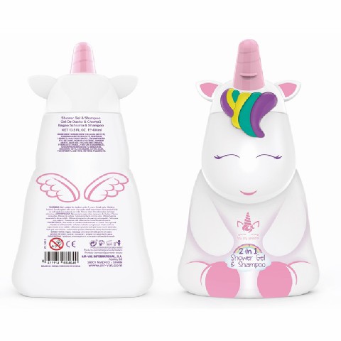 [8411114084725] AIRVAL BAGNO 400ML UNICORN 2D