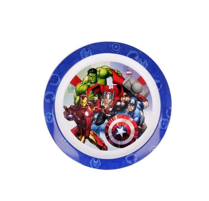 [8412497577477] AVENGERS PIATTO PIANO CM.22 MICROONDE