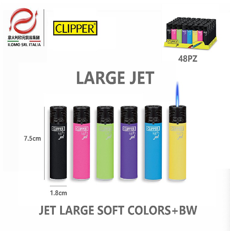 [8412765954634] CLIPPER JET LARGE SOFT COLORSBW