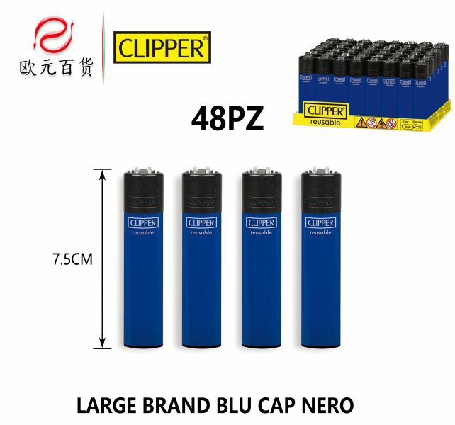 [8412766001573] CLIPPER LARGE BRAND BLU CAP NERO