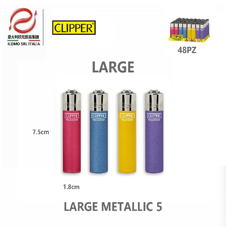 [8412766111029] CLIPPER LARGE METALLIC 5