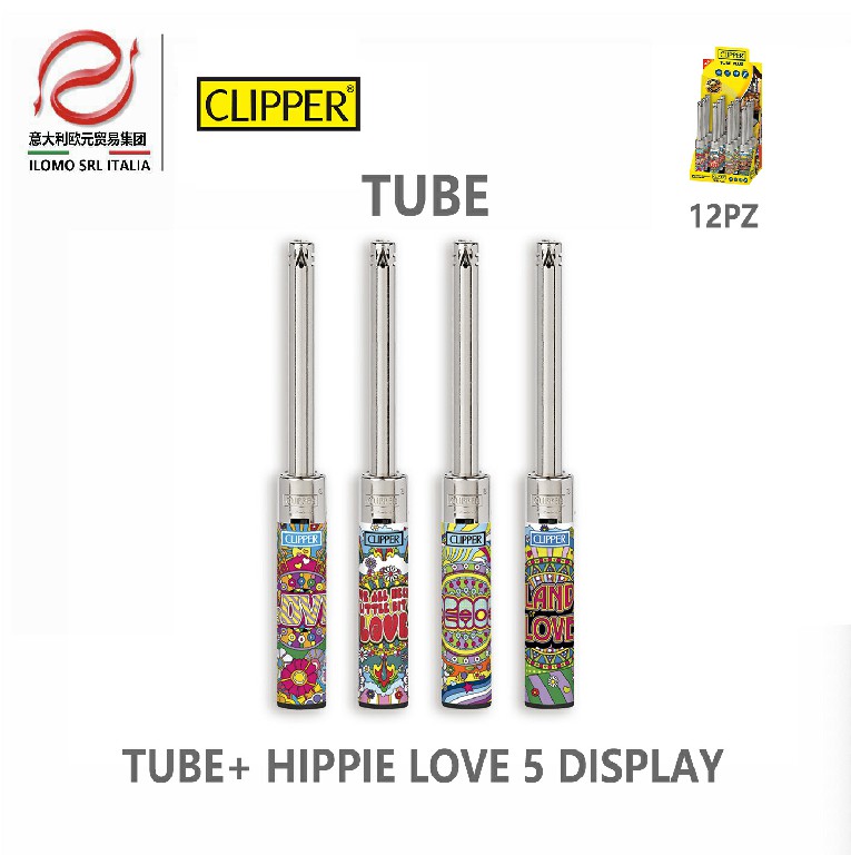 [8412766111357] CLIPPER TUBE HIPPIE LOVE 5 DISPLAY