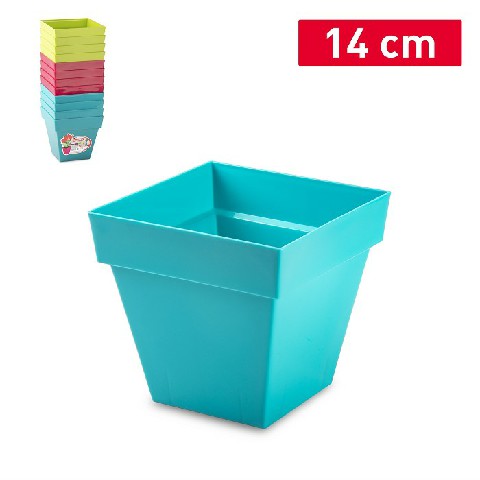 [8414926113171] VASO QUADRO COLORI 14 CM