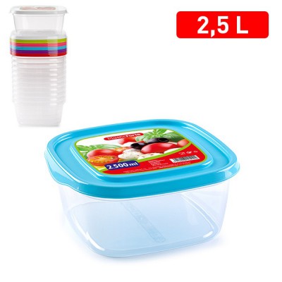 [8414926115144] CONTENITORE BASIC QUADRATO 2,5 L