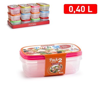 [8414926265221] PACK 2 CONTENITORI 0,4 L