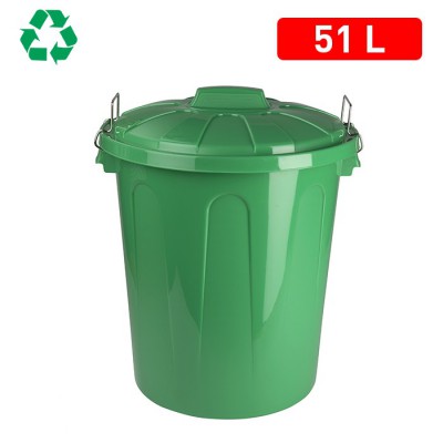 [8414926292708] BIDONE 51 L VERDE PARCHIS