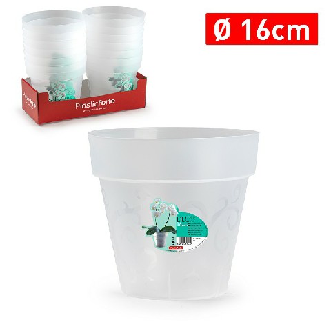 [8414926313632] VASO DECORATIVO 16 CM TRASPARENTE