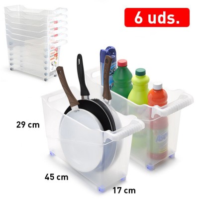 [8414926410638] CARRELLO MULTIUSO 17 X 45 X 29