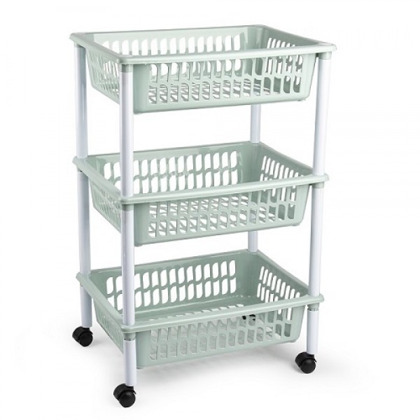 [8414926464075] CARRELLO A 3 PIANI VERDE