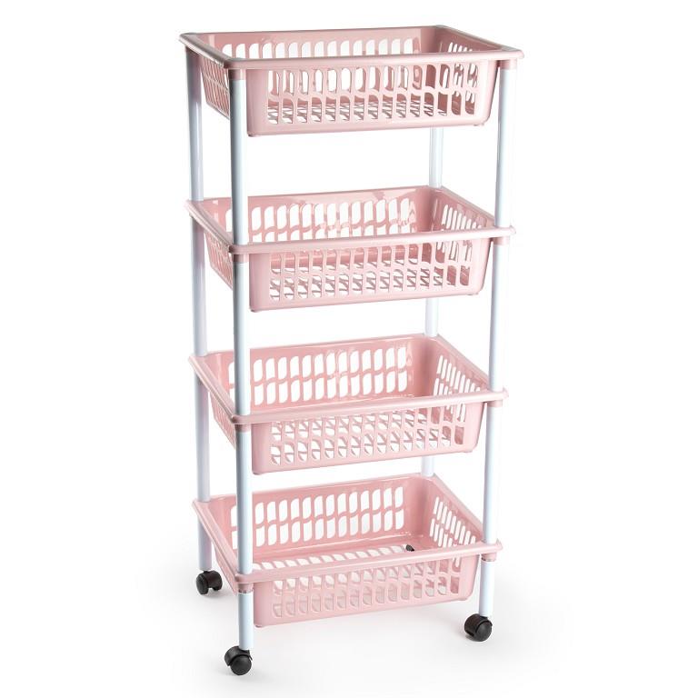 [8414926464129] CARRELLO A 4 PIANI ROSA PALO