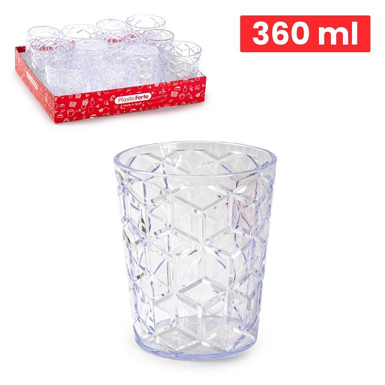 [8414926718918] BICCHIERE HEXA 360 ML TRASPARENTE
