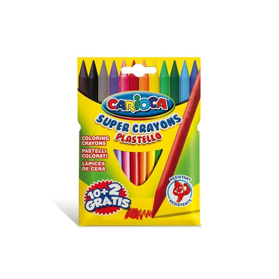 [8421586300124] CARIOCA PLASTELLO TONDO 10+2PZ