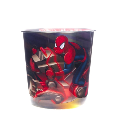 [8422535824029] CESTO GETTACARTE PLASTIF. SPIDERMAN