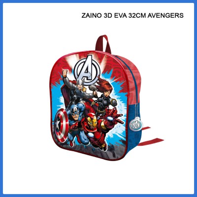 [8422535859991] ZAINO 3D EVA 32CM AVENGERS