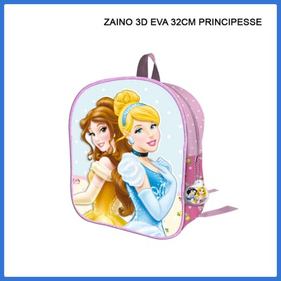 [8422535860058] ZAINO 3D EVA 32CM PRINCIPESSE