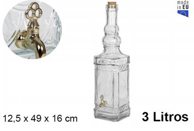 [8424906201378] BOTTIGLIA C/RUBINETTO  3LT