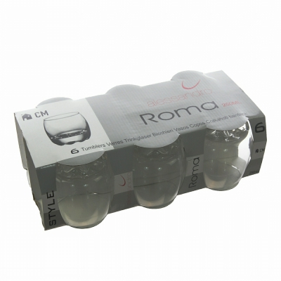 [8424906210936] SET 6 BICCHIERI ROMA