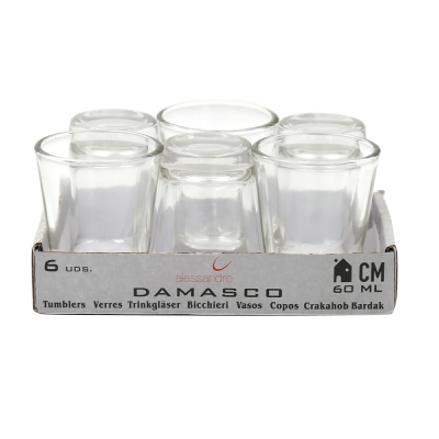 [8424906212695] SET 6 BICCHIERINI DAMASCO