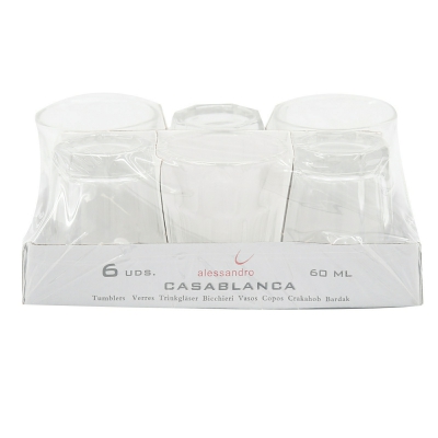 [8424906212718] SET 6 BICCHIERINI CASABLANCA