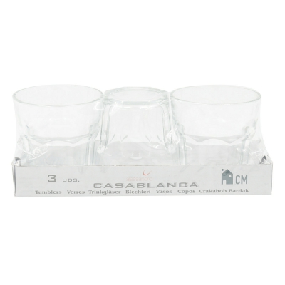 [8424906212732] SET 3 BICCHIERI CASABLANCA
