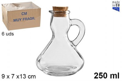 [8424906525597] OLIERA DI VETRO 1/4L C/SUGHERO