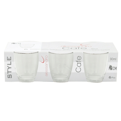 [8424906530478] BICCHIERI PER CAFE 90ML