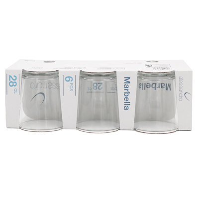 [8424906534353] PACK 6 BICCHIERI MARBELLA 28CL