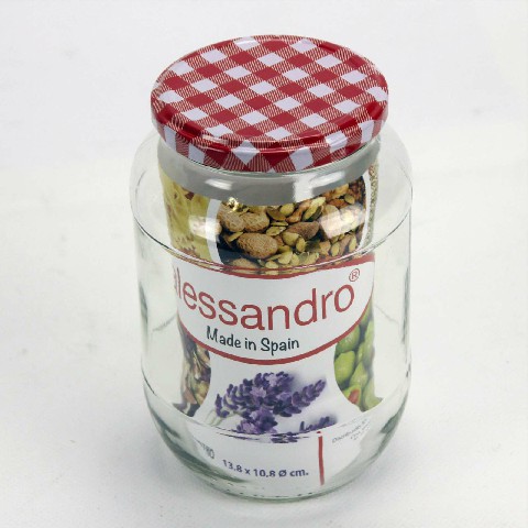 [8424906536388] BARATTOLO DI VETRO 900ML