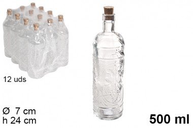 [8424906542525] BOTIGLIA VETRO 1/2 LITRO