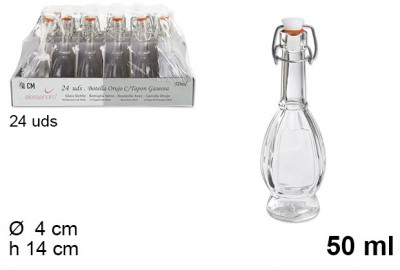 [8424906545656] BOTTIGLIA VETRO CH. ERMET. 50ML