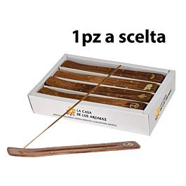 [8428390027360] PORTAINCENSO IN LEGNO 25X3,5CM (LEGNO E ORO)