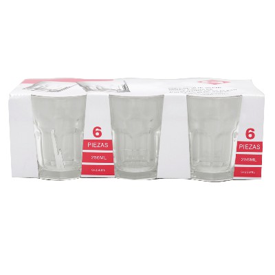 [8430540273190] SET 6 BICCHIERI ACUQA 256 ML