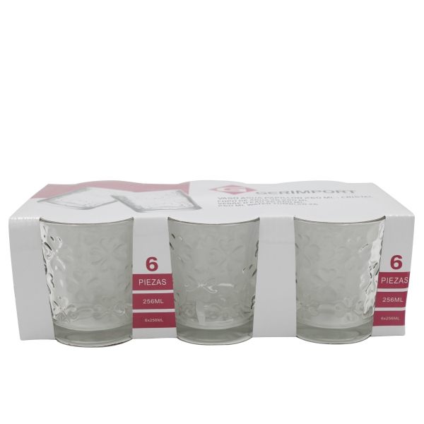 [8430540581936] SET 6 BICCHIERE ACQUA 260 ML